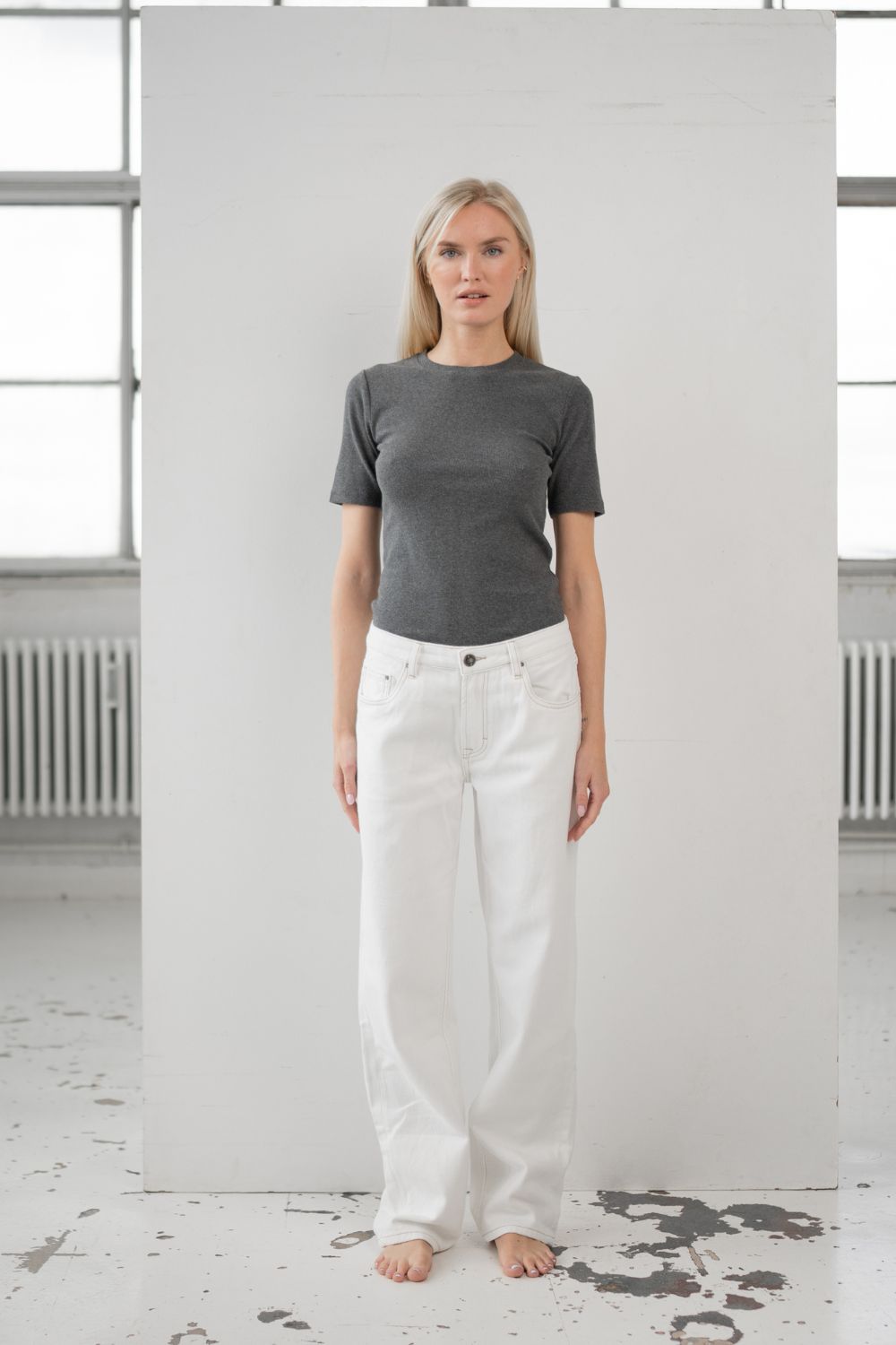 Denim Jeans White |  Skagen-clothing.dk
