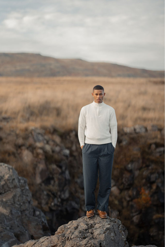 Half Zip Knit Vit