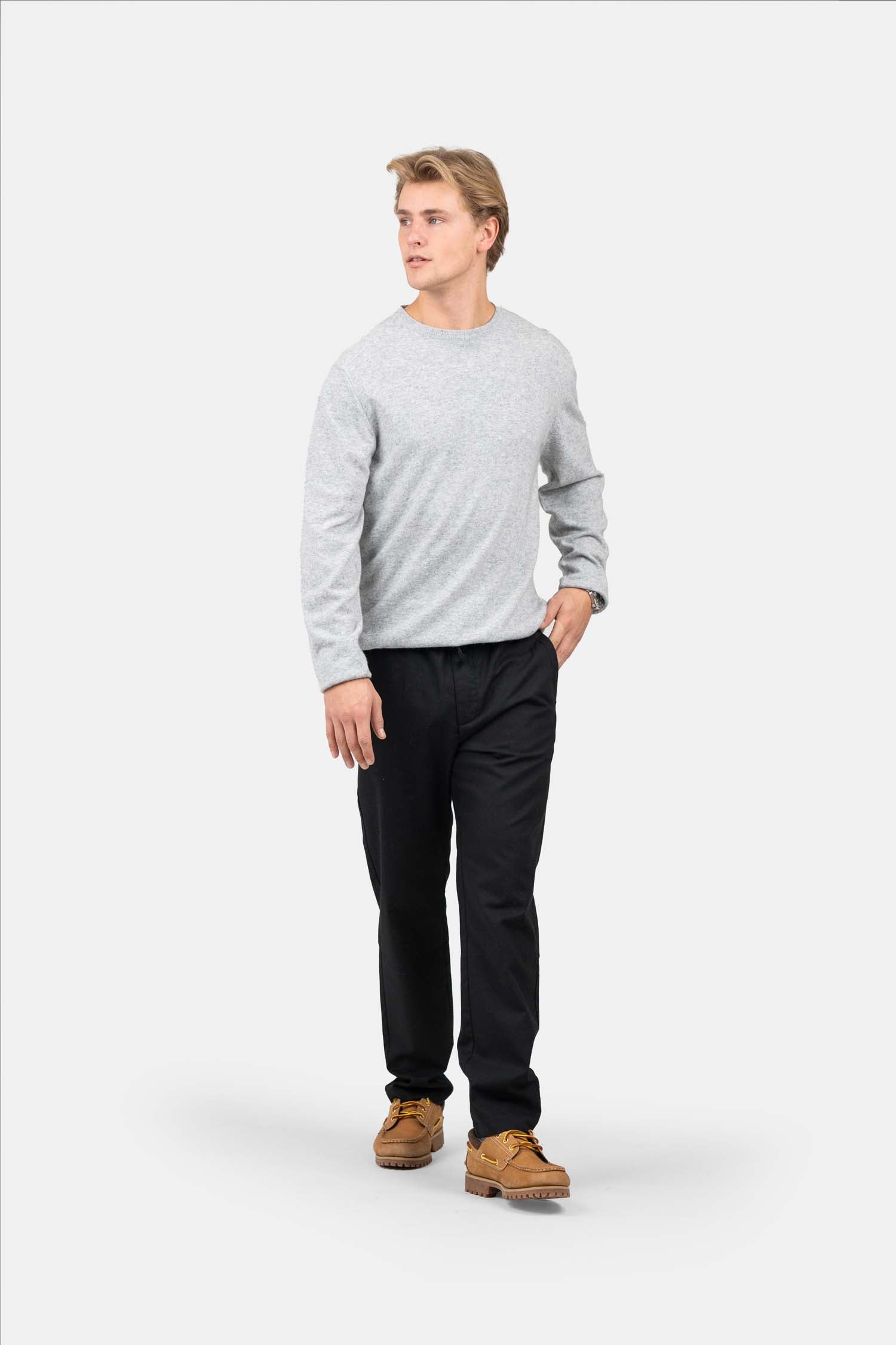 Heavyweight Linnebyxor Svart