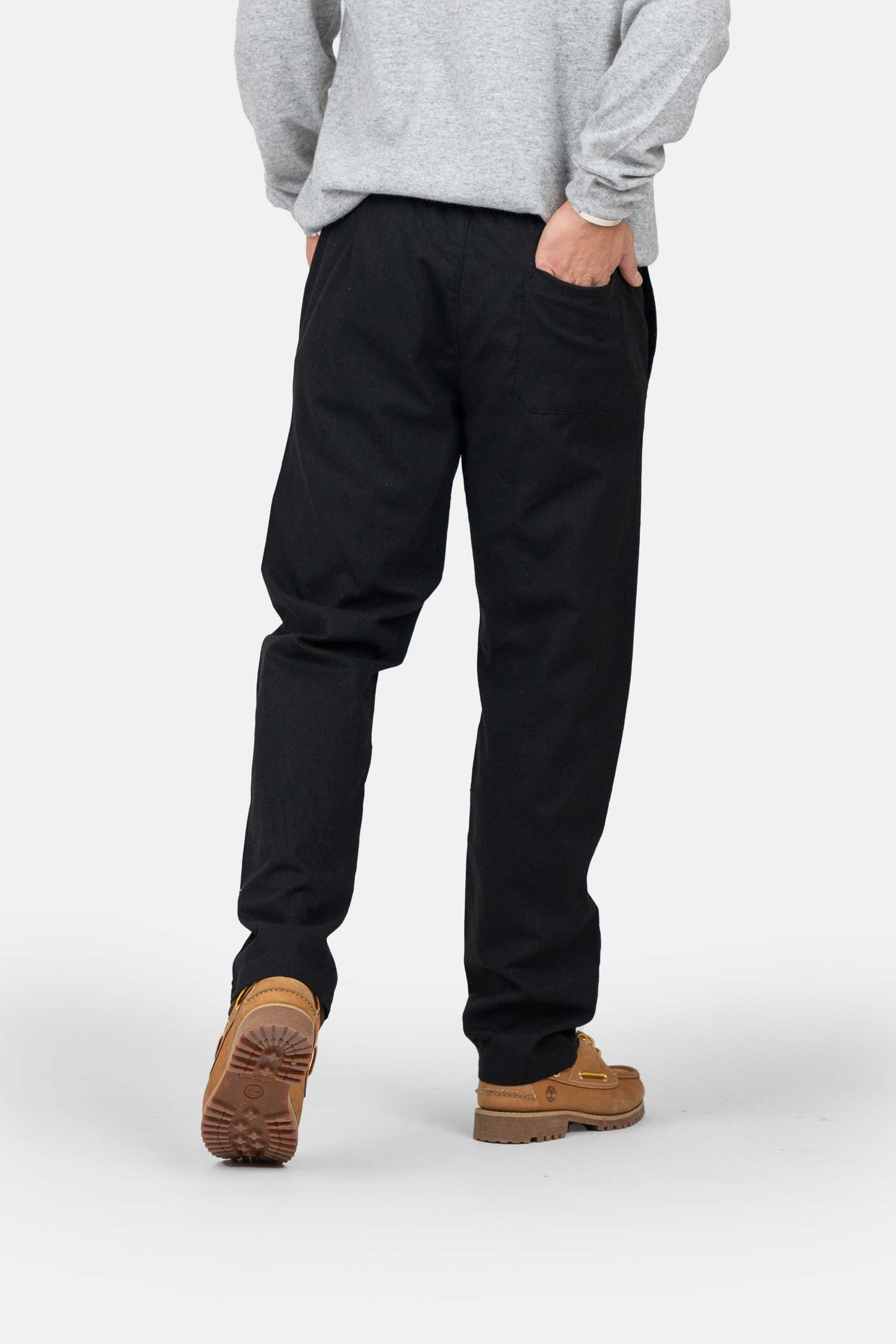 Heavyweight Linnebyxor Svart