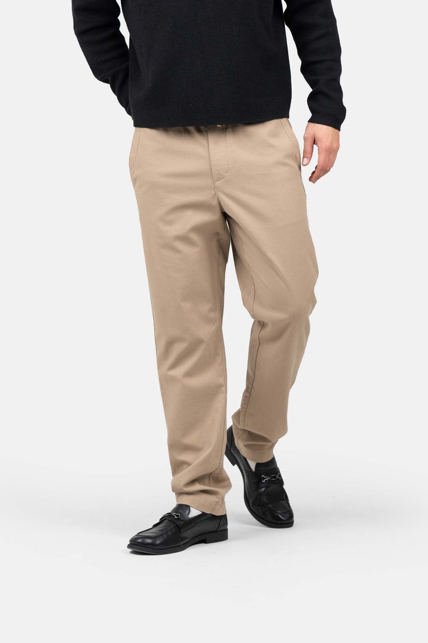 Heavyweight Linnebyxor Mocka