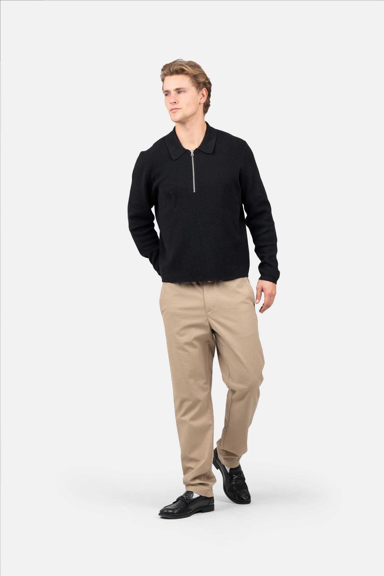 Heavyweight Linnebyxor Mocka