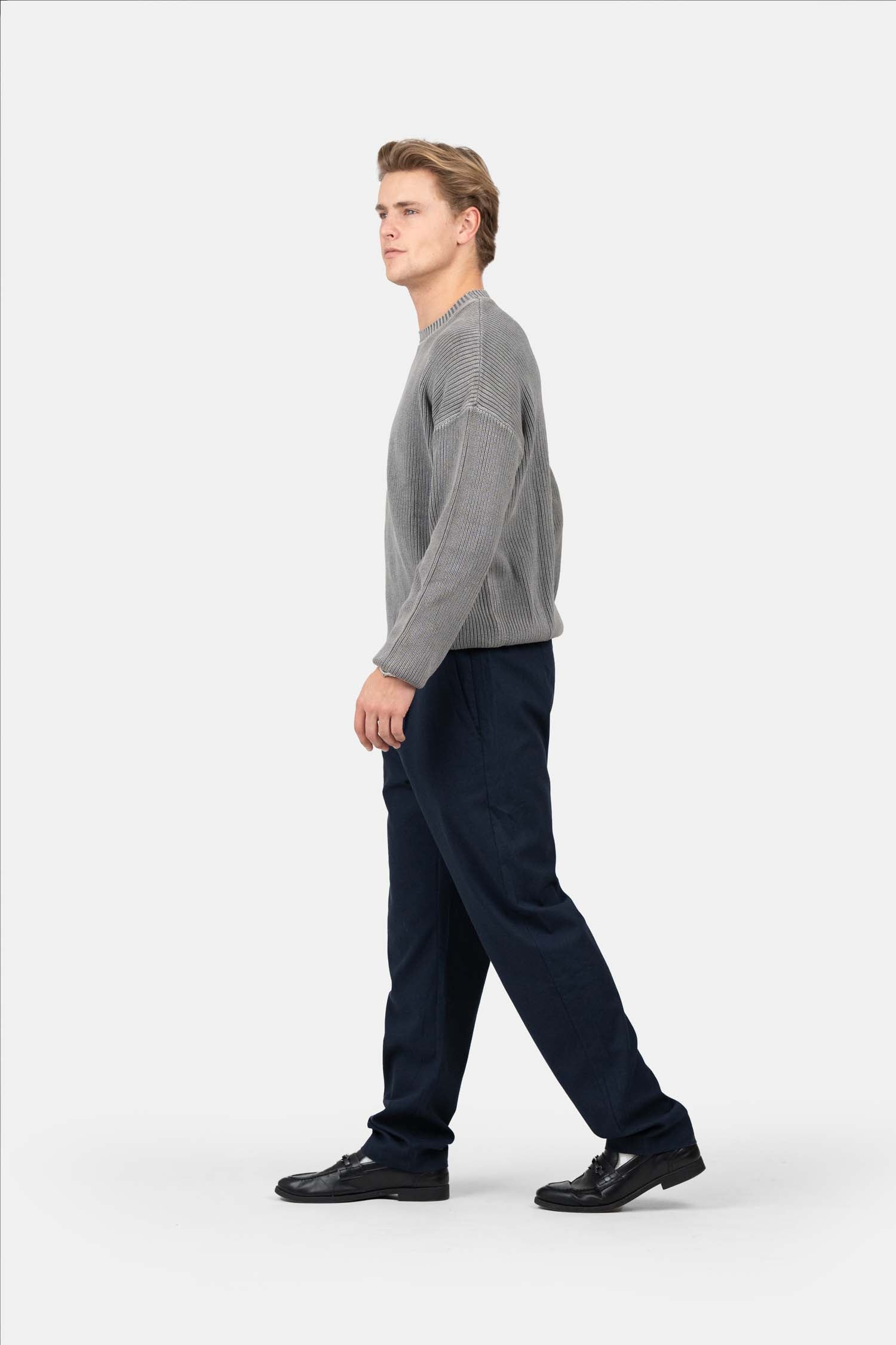 Heavyweight Linnebyxor Navy