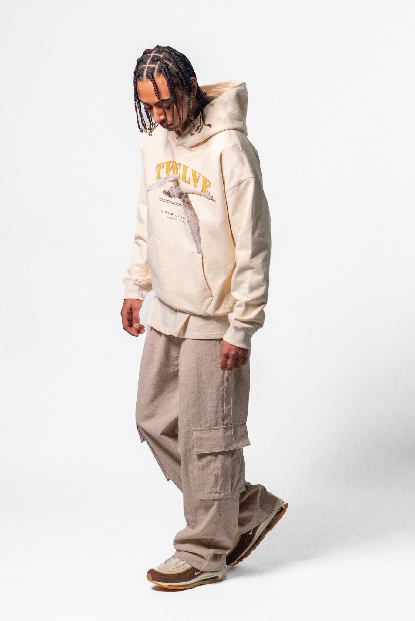 Cargo Hørbukser: Twelvepieces Collab Beige |  Skagen-clothing.dk