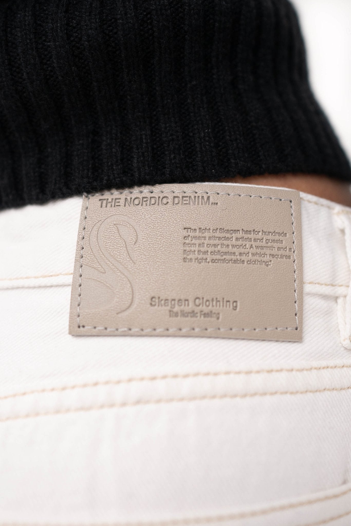 Denim Jeans White |  Skagen-clothing.dk