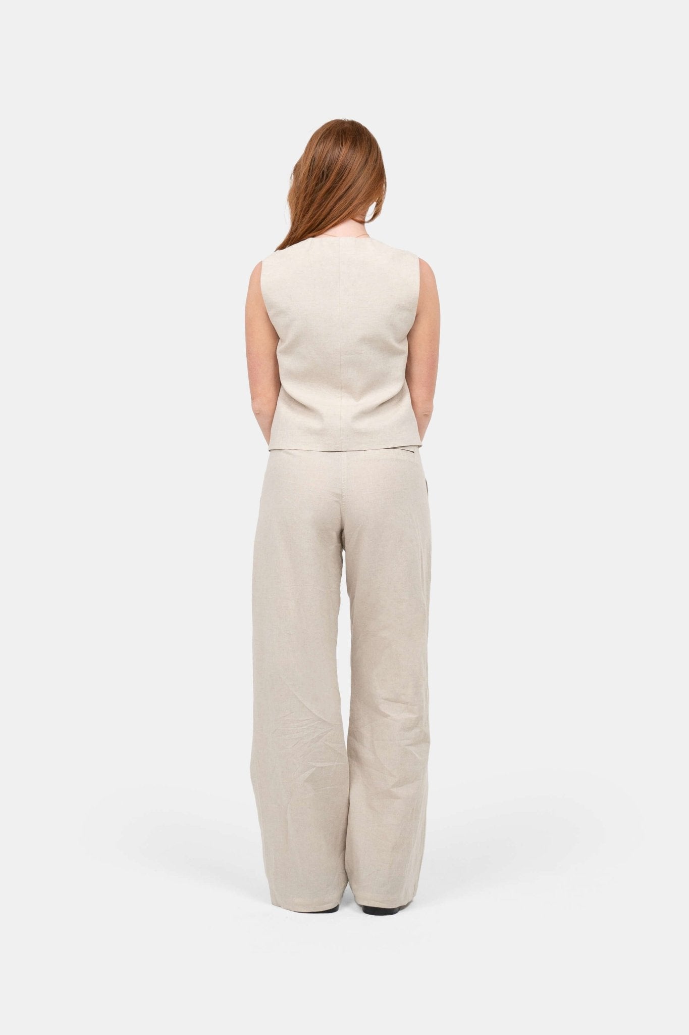 Hør Suitpants Beige |  Skagen-clothing.dk