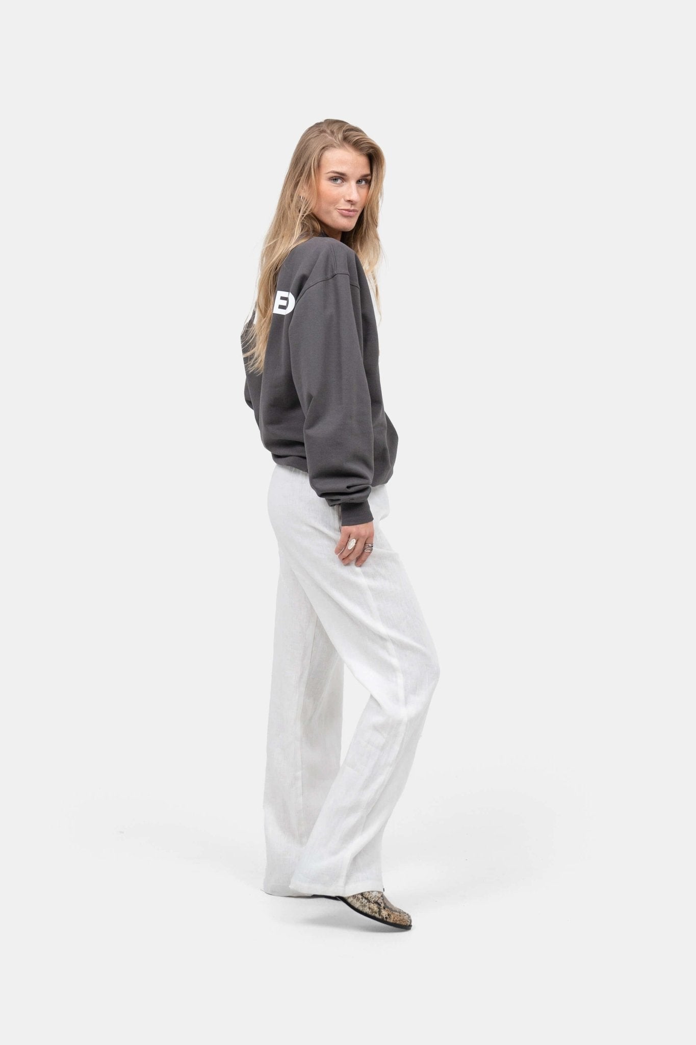 Hørbukser Højtaljede Hvid |  Skagen-clothing.dk