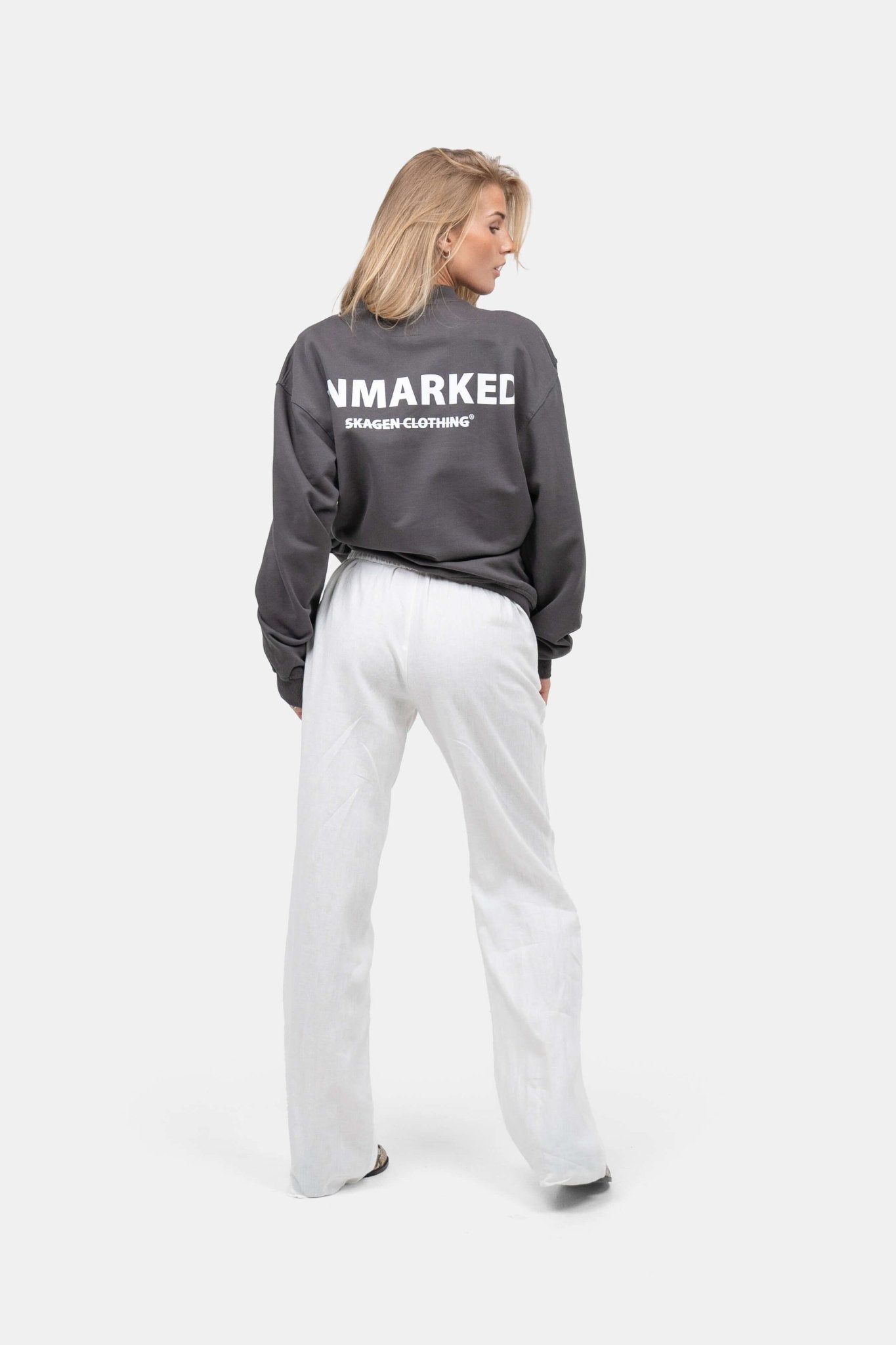 Hørbukser Højtaljede Hvid |  Skagen-clothing.dk