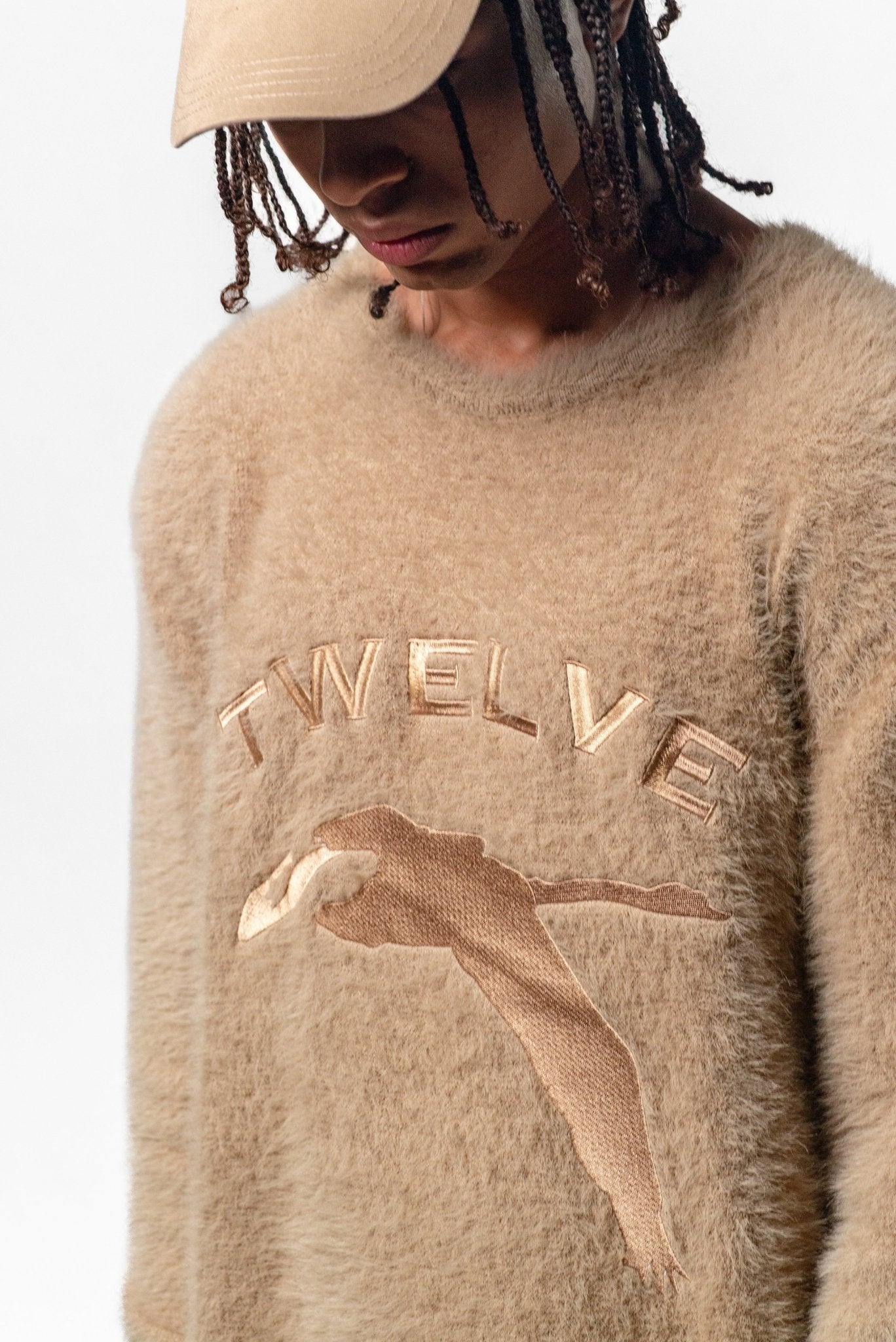 Mohair Sweater: Twelvepieces Collab Beige |  Skagen-clothing.dk