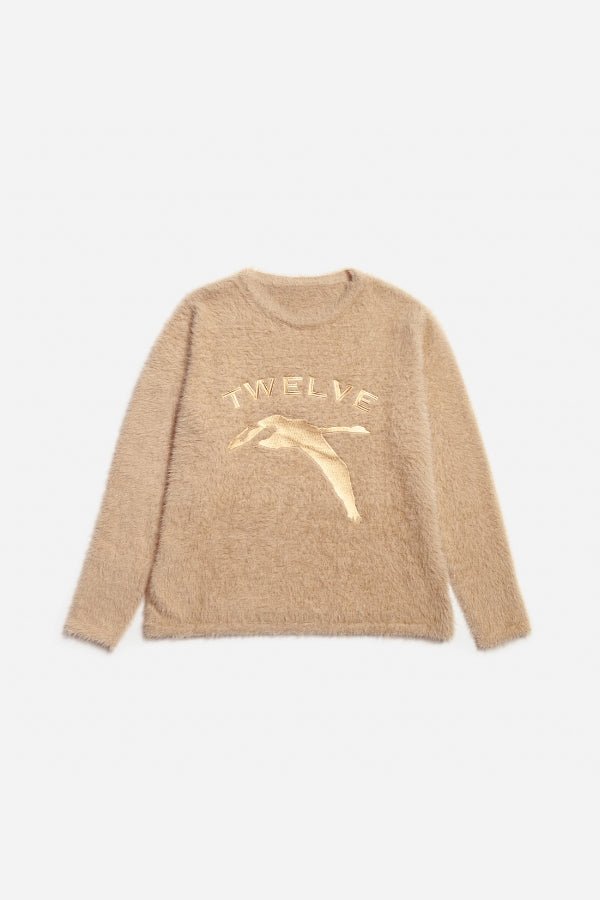 Mohair Sweater: Twelvepieces Collab Beige |  Skagen-clothing.dk