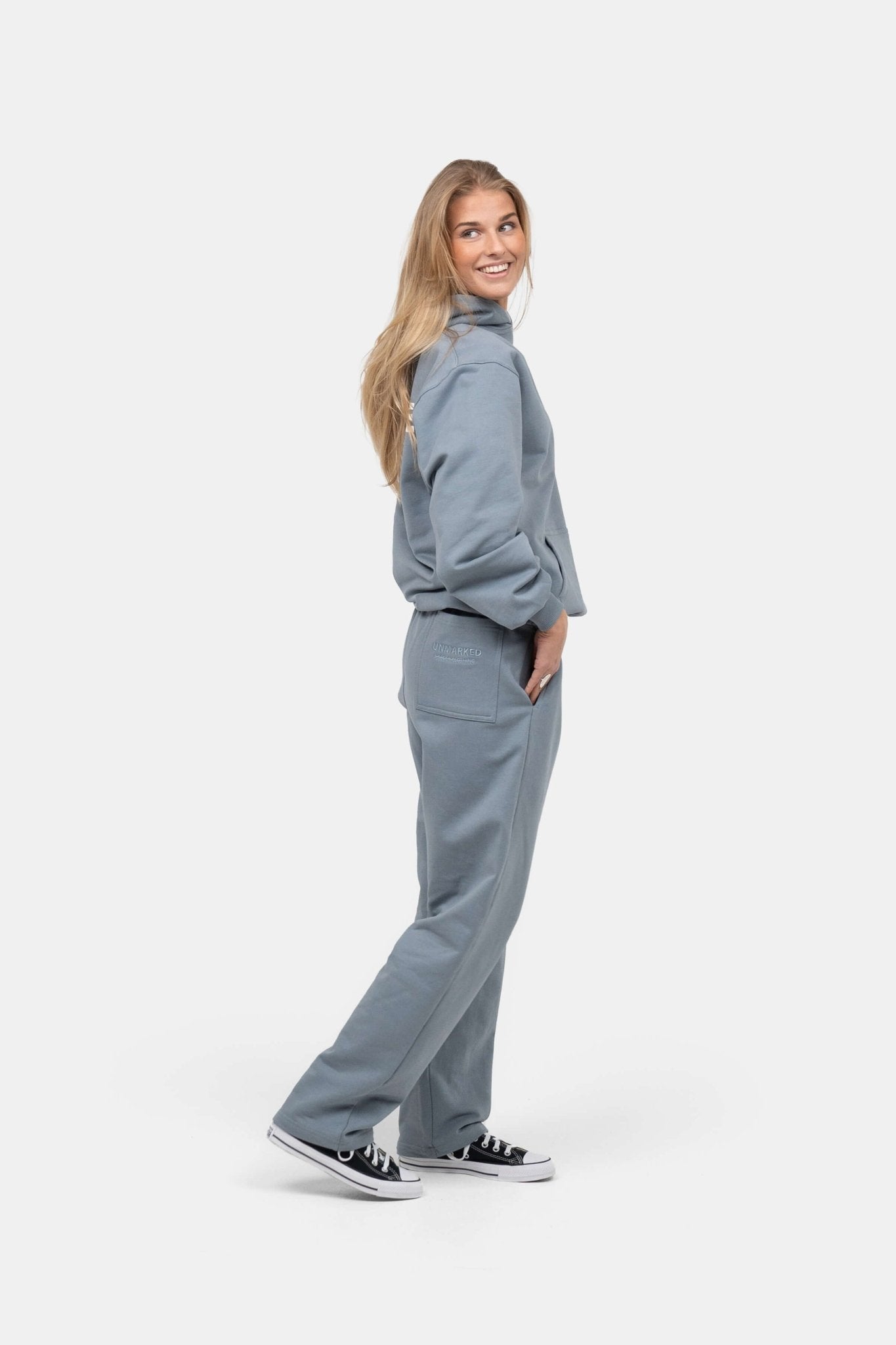 UNMARKED Hoodie Blå |  Skagen-clothing.dk
