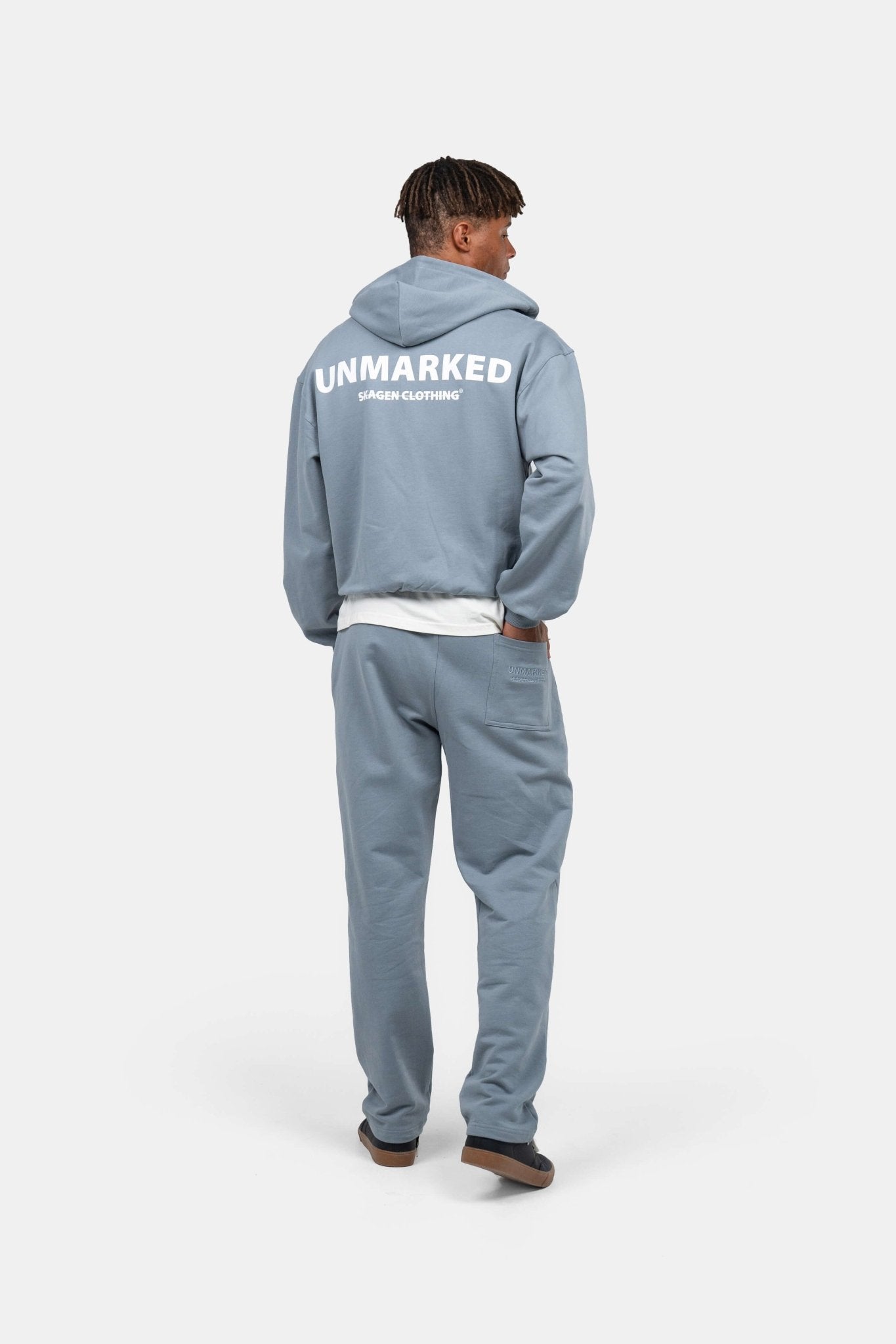 UNMARKED Zip-Hoodie Blå |  Skagen-clothing.dk