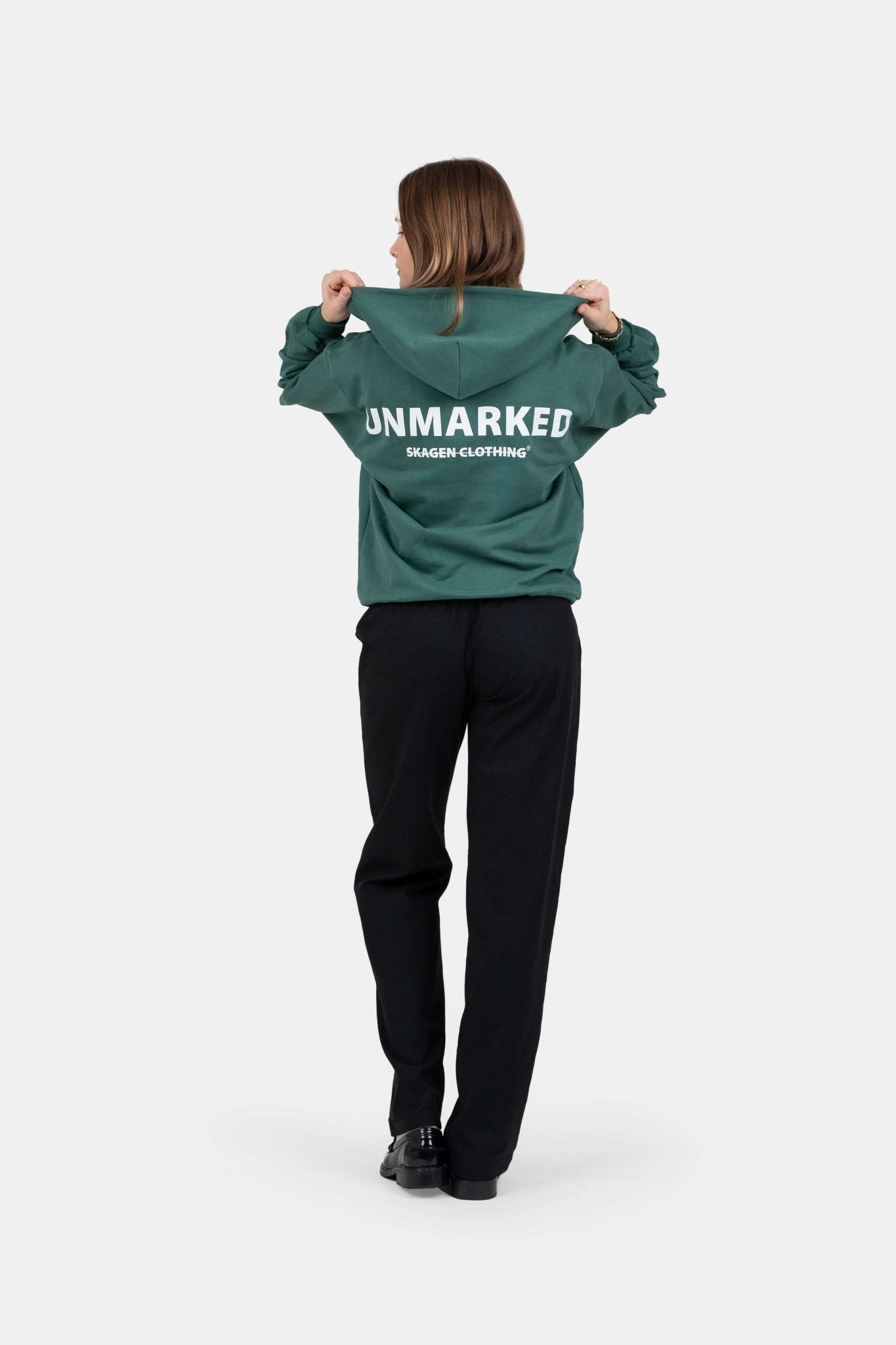 UNMARKED Zip-Hoodie Grøn |  Skagen-clothing.dk