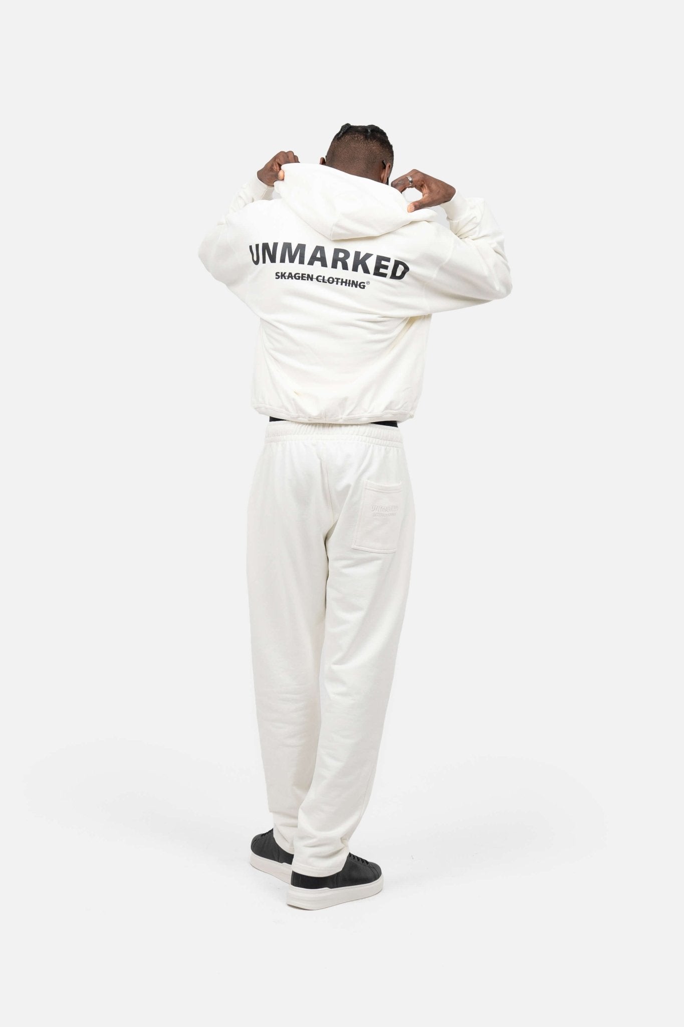 UNMARKED Zip-Hoodie Hvid |  Skagen-clothing.dk